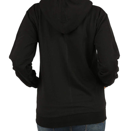 Women Cotton Solid Hoodie Jackets