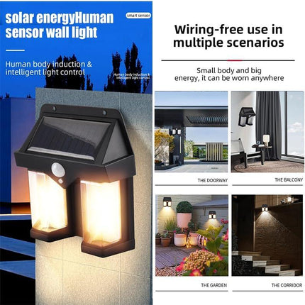 Outdoor Solar Wall Lamp Pack of 1