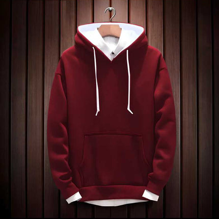 Tom Scott Cotton Fleece Solid Full Sleeves Hoodies