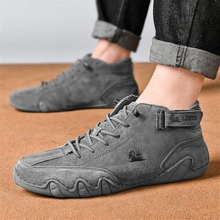 Men's Italian Light Weight Platform Fashion Sued Leather Sneakers Boots for Men| Sports, Casual Shoes for Mens