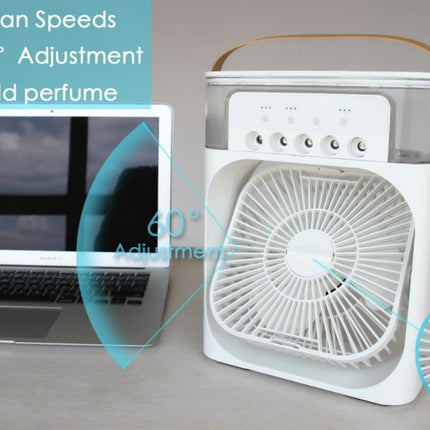 Multifunctional Portable Mini Air Cooler Fan - Portable Mini Cooler - Rechargeable Fan Portable AC for Home - Mini Humidifier Purifier - copy