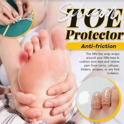 Silicone Anti-Friction Toe Protector (Pack Of 2)