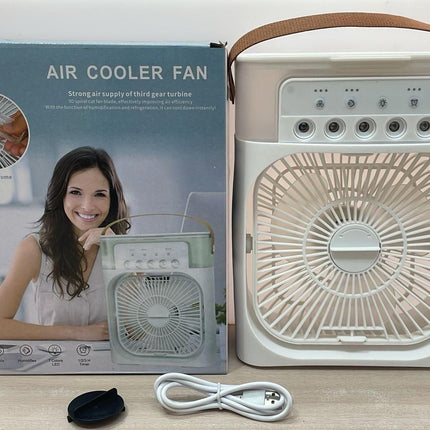Multifunctional Portable Mini Air Cooler Fan - Portable Mini Cooler - Rechargeable Fan Portable AC for Home - Mini Humidifier Purifier - copy