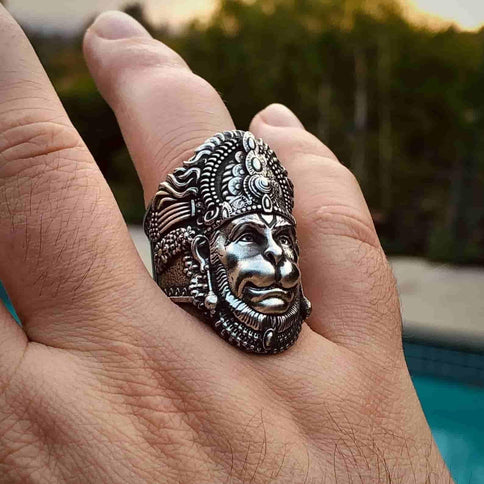 Charming Hanuman Ring For Men