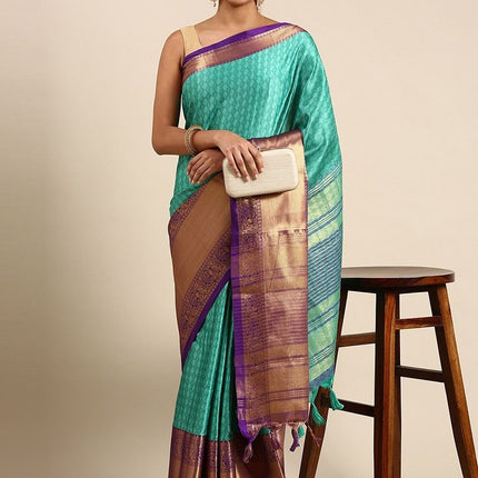 Beautiful Kanjivaram Silk Woven Saree