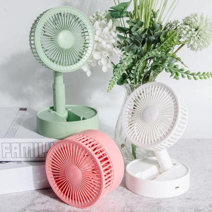 Adjustable Height Telescopic Rechargeable Standing Fan Rechargeable Pedestal Fan