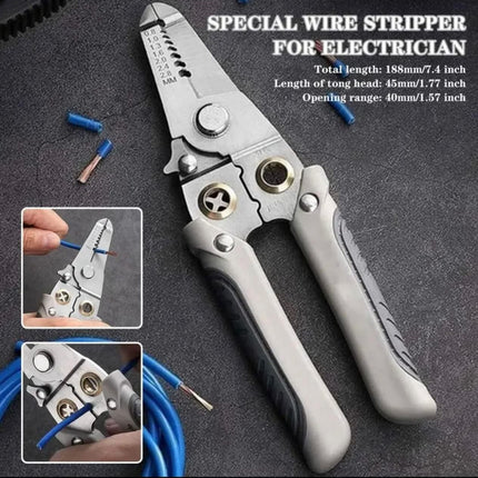 Multi-functional wire stripper & Cutter