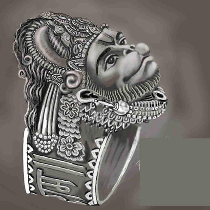 Charming Hanuman Ring For Men